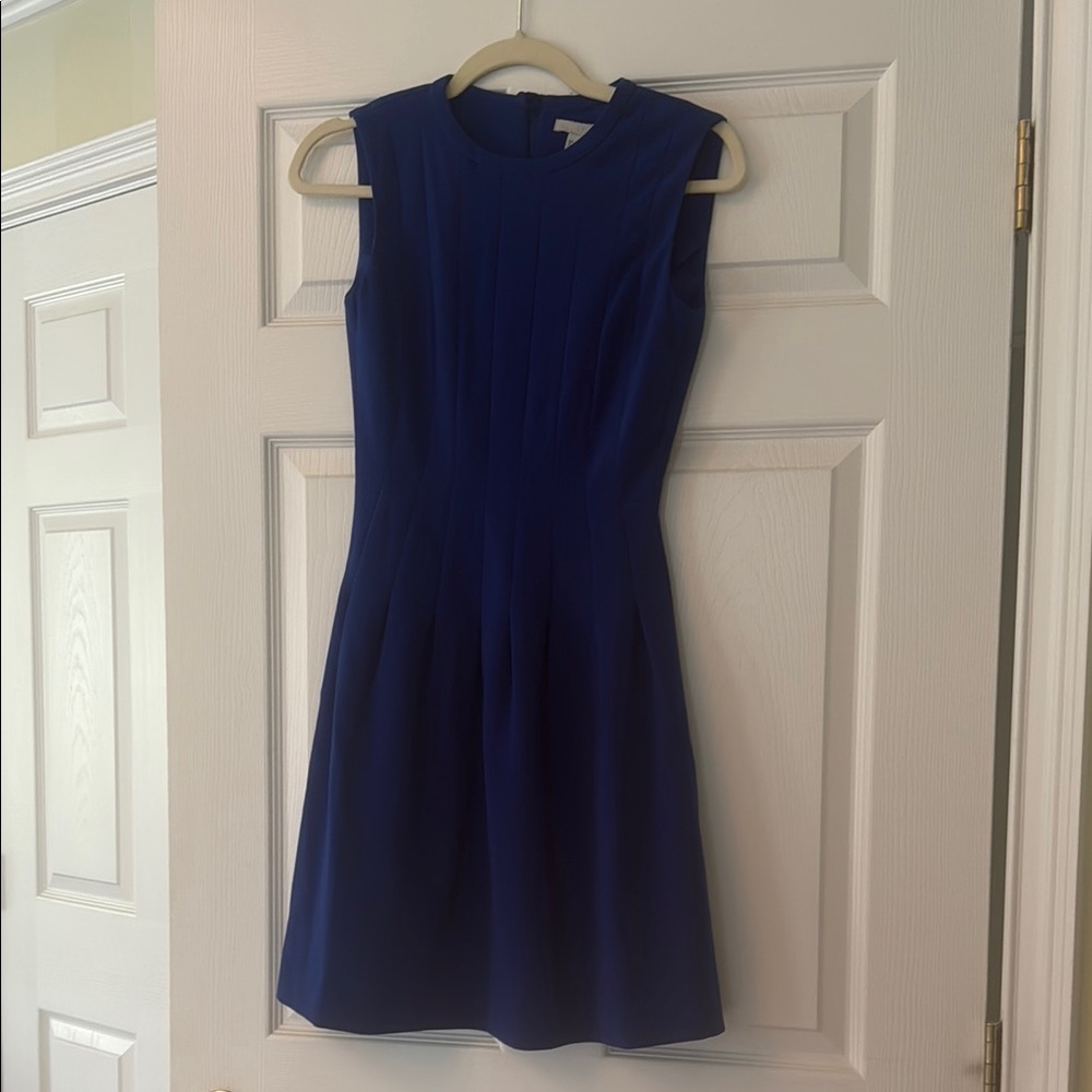 H&M Blue A-Line Mini Dress